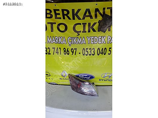 Renault Megane4 sol dış stop orjinal cam değişmiş