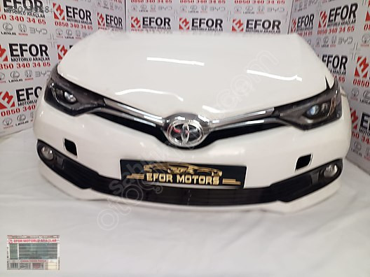 TOYOTA AURİS KOMPLE ÖN ÇIKMA ORİJİNAL PARÇA 2016-2018