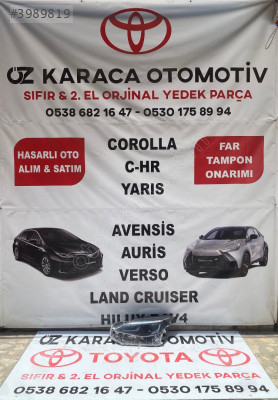 2020-2025 TOYOTA YARİS CROSS ÇIKMA ORJİNAL SOL ÖN FAR