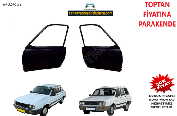 RENAULT 12 TOROS ÖN KAPI SAĞ-SOL SIFIR ADET FİYAT KAMPANYA  77015