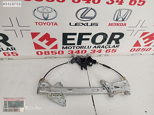 TOYOTA COROLLA MOTORSUZ SAĞ ÖN CAM KRİKOSU ÇIKMA ORİJİNAL 2022
