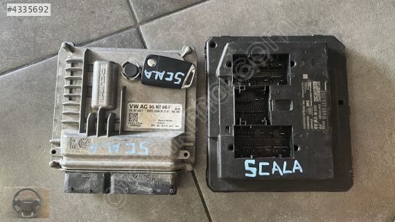 04L907445F SKODA SCALA MOTOR BEYİN SET BURSA MG
