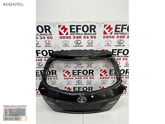 TOYOTA YARİS BAGAJ KAPAĞI ÇIKMA ORJİNAL YEDEK PARÇA