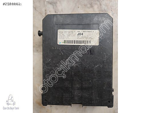 Peugeot 307 BSI Beyni J04 Sigorta Kutusu 9651197680 - 965119