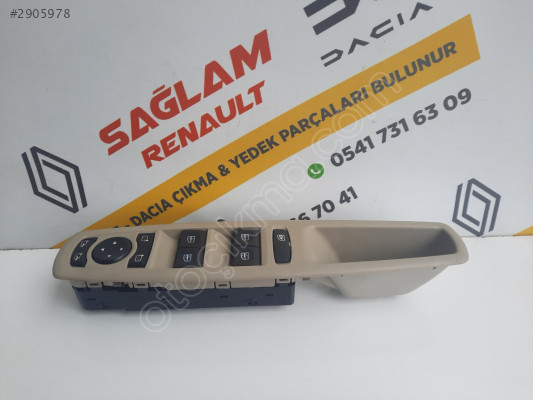 MEGANE 3 ÇIKMA ÖN SOL CAM AÇMA DÜĞMESİ ÇİFT SOKET 254000006R