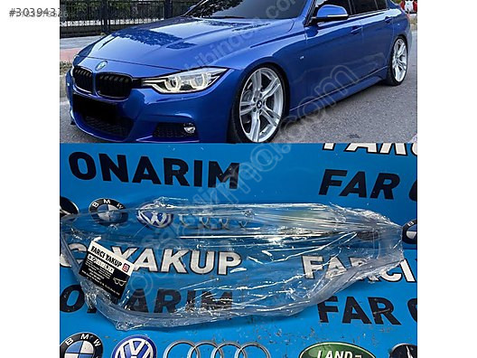 BMW F30 LCİ SAĞ ÖN FAR CAMI