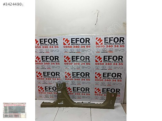 TOYOTA COROLLA SAĞ MAŞPİYEL SACI SIFIR ORJİNAL YEDEK PARÇA 19-24