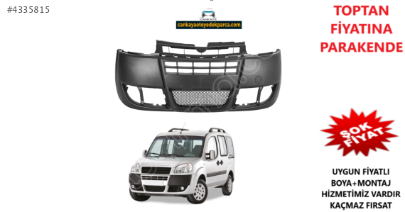 FİAT DOBLO ÖN TAMPON IZGARALI SIFIR 2006/2009 735418066