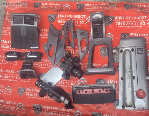 PEUGEOT 407 ORTA ÜFELEME ÜST IZGARA ÇIKMA ORJİNAL