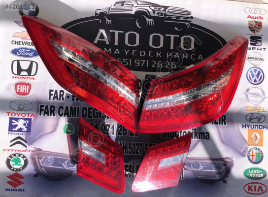 MERCEDES W207 COUPE ORJİNAL ÇIKMA HATASIZ SAĞ SOL İÇ DIŞ STOP