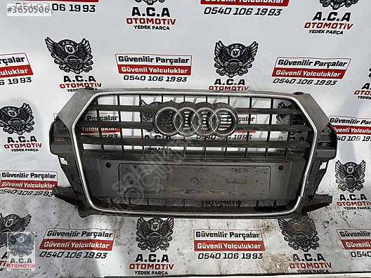 AUDİ Q3 ÖN PANJUR KROMLU KOYU GRİ 2015-2018 8U0853651P ÇIKMA ORJ