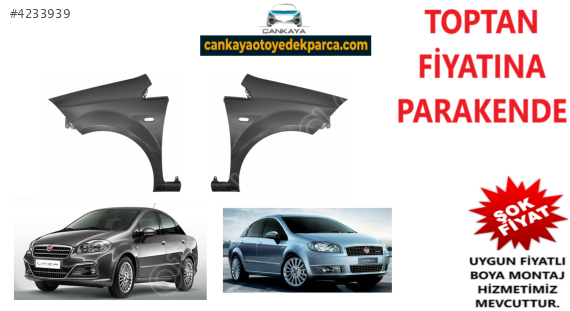 FİAT LİNEA ÖN ÇAMURLUK SOL/SAĞ SIFIR ADET FİYAT KAMPANYA 51926109