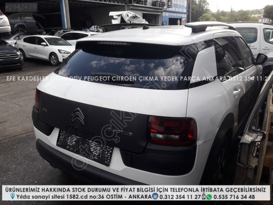 citroen c4 cactus çıkma arka çamurluk panel komple