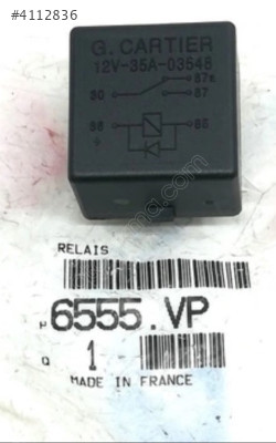 Citroen Saxo elektrik rölesi 6555VP