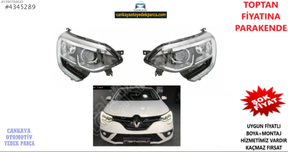 RENAULT MEGANE IV LEDLİ ÖN FAR ADET FİYAT SOL/SAĞ 260605154R