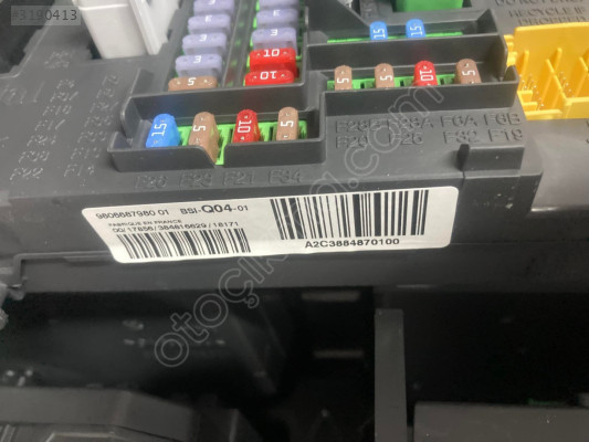 980668798001 A2C38848700 BSI-Q04-01  CITROEN C4 BSİ BEYNİ