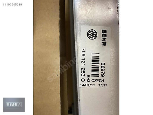VW TOUAREG SU RADYATÖRÜ (2004-2010) 7L6121253C
