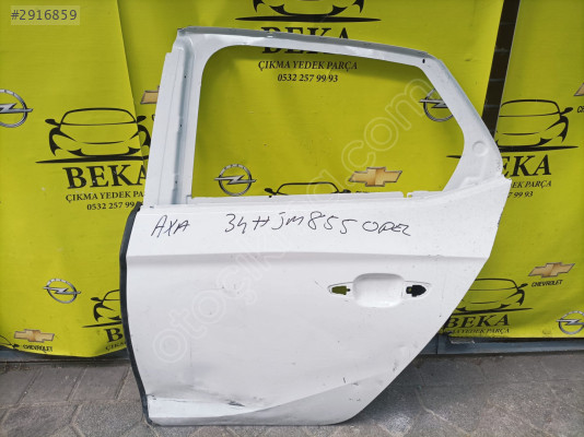 OPEL CORSA F SOL ARKA KAPI ÇIKMA ORJİNAL YEDEK PARÇA