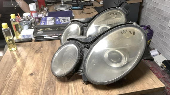Mercedes W211 Modeli İçin Orjinal Sol Ön Farlar