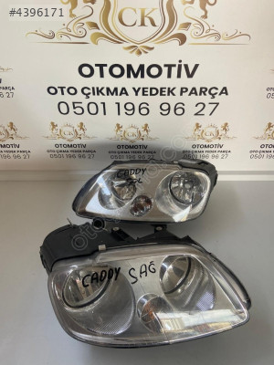 VOLKSWAGEN CADDY SAĞ-SOL FAR TAKIM ORJİNAL ÇIKMA