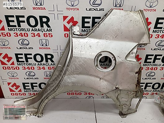 TOYOTA VERSO SOL ARKA ÇAMURLUK ÇIKMA ORİJİNAL PARÇA 2002-2007