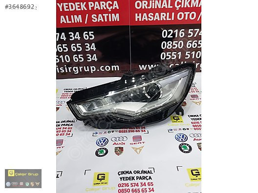 AUDİ A6 2015-2018 SOL FAR ÇIKMA SÖKME YEDEK PARÇA