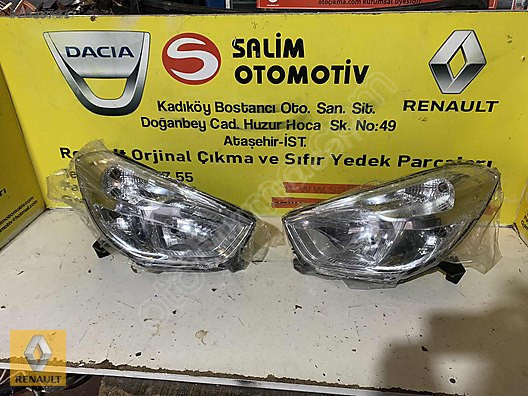 Dacia Dokker Lodgy Sol Far Çıkma ve Sıfır Yedek Parça