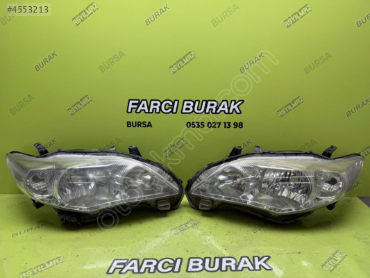 COROLLA TAKIM FAR ORJİNAL 2010-2012