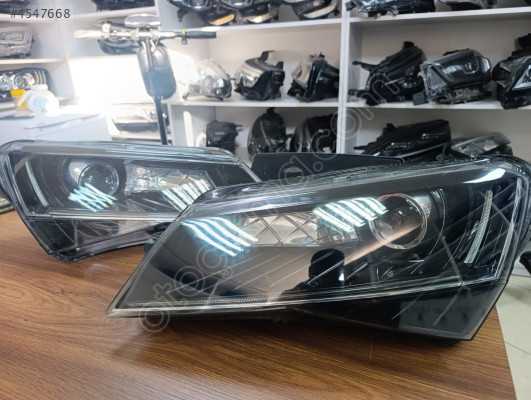 SKODA SUPER B SAĞ SOL LED FAR ORJİNAL ÇIKMA