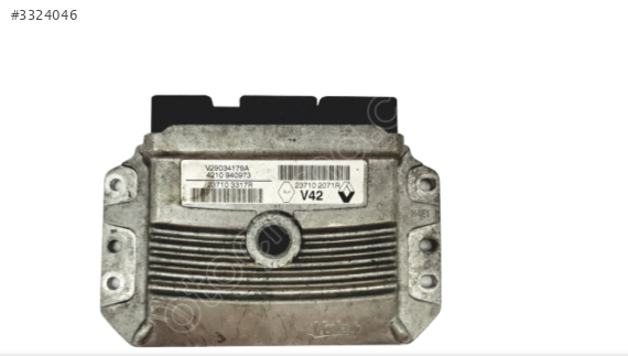 RENAULT CLİO 4-LOGAN 1.2.MOTOR BEYNİ.237102071R