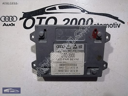 4H0907472A-4H0907472B AUDİ A6-A8-RS6 LED FAR BEYNİ