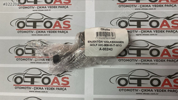 VOLKSWAGEN GOLF-TİGUAN-PASSAT ENJEKTÖR 03C-906-M-IT-MY3