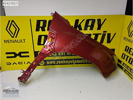 DACİA DUSTER SAĞ ÖN ÇAMURLUK KIRMIZI ORJ ÇIKMA RENKAY KOCAELİ