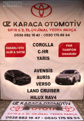2019-2025 TOYOTA COROLLA ÇIKMA ORJINAL ARKA TAMPON DEMİRİ