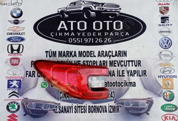 RENAULT KADJAR ORJİNAL CIKMA SOL STOP B