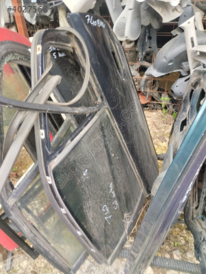 BMW 7.40 sol arka kapı ve cam