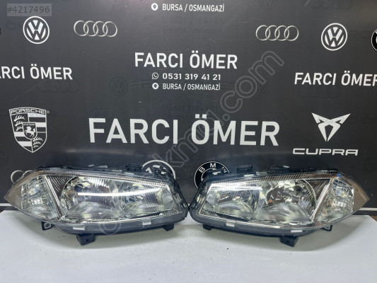 RENAULT MEGANE 2   2003-05  SAĞ-SOL TAKIM ÖN FAR SIFIR