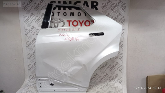 TOYOTA CHR C-HR 2024 SOL ARKA KAPI ÇIKMA ORJİNAL