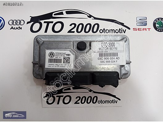 03C906024AD-03C906024F VOLKSWAGEN POLO 1.4 BUD MOTOR BEYNİ