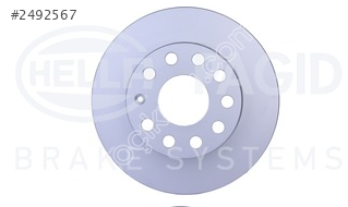 VW Touran - Caddy Arka Fren Diski HELLA PAGİD 8DD355109641