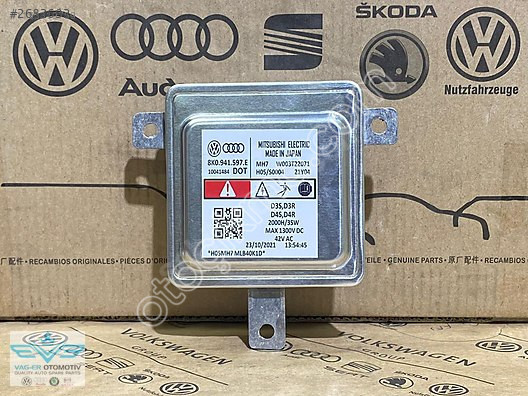 VOLKSWAGEN GOLF 7 2013-2016 XENON ZENON FAR KONTROL BEYNİ BEYİN 8K09415