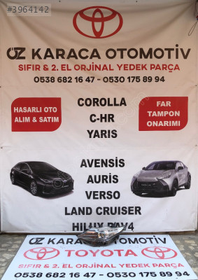 2013-2016 TOYOTA AURIS ÇIKMA ORJINAL SOL ÖN FAR