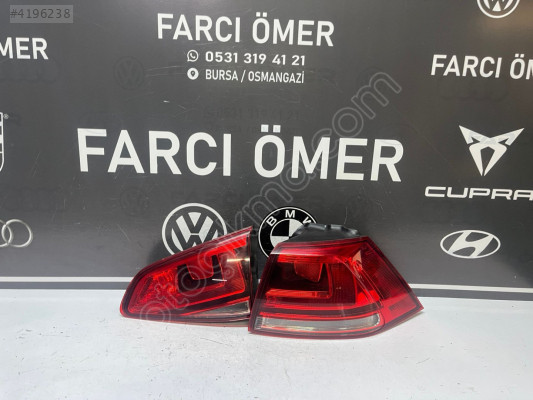 VOLKSWAGEN GOLF 7 SAĞ İÇ-DIŞ STOP TAKIM ORJİNAL