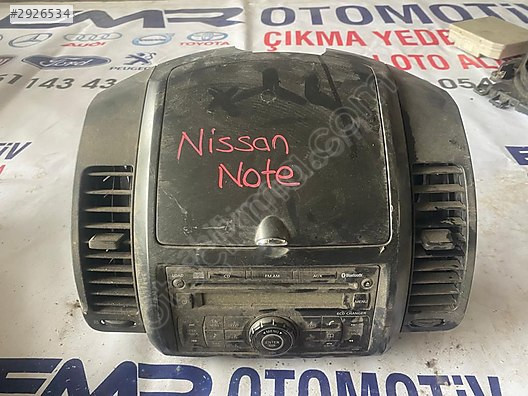 Nissan note torpido orta çerçeve ile teyp EMR OTOMATİV