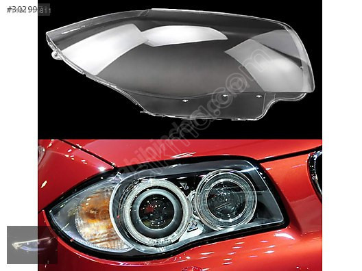 BMW 1 SERİSİ E87 SAĞ FAR CAMI SIFIR 2005-2011