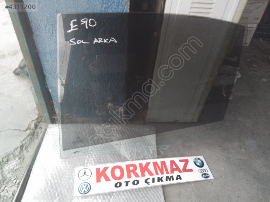 BMW E90 3 KASA SOL ARKA KAPI CAMI ORJINAL LOGOLU