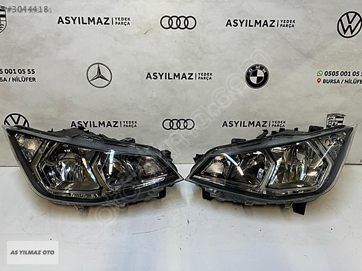 SEAT İBİZA SAĞ VE SOL TAKIM FAR DÜZ TİP ORJİNAL