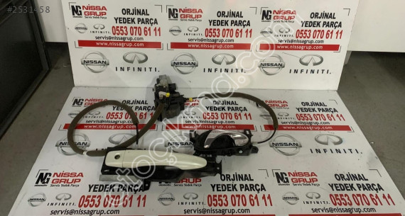 NİSSAN QASHQAİ ÖN SOL KAPI KOLU TAKIMI ÇIKMA J11 2014-2020