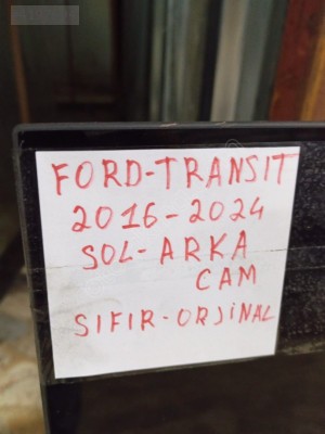 2016-24 FORD TRANSİT SOL ARKA CAM SIFIR ORJİNAL