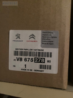 V867527880 PEUGEOT CITROEN GAZ KELEBEK BOGAZI